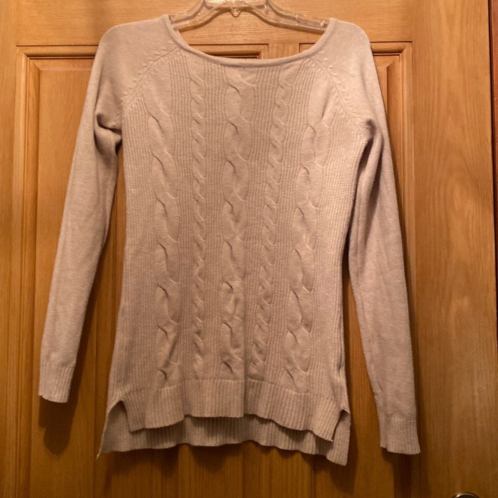 Buttery soft cable knit sweater